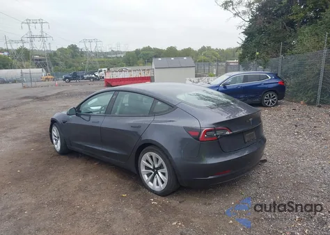 2021 Tesla Model 3 Standard Range Plus Rear-Wheel Drive из США, поврежденный, VIN 5YJ3E1EA8MF851038